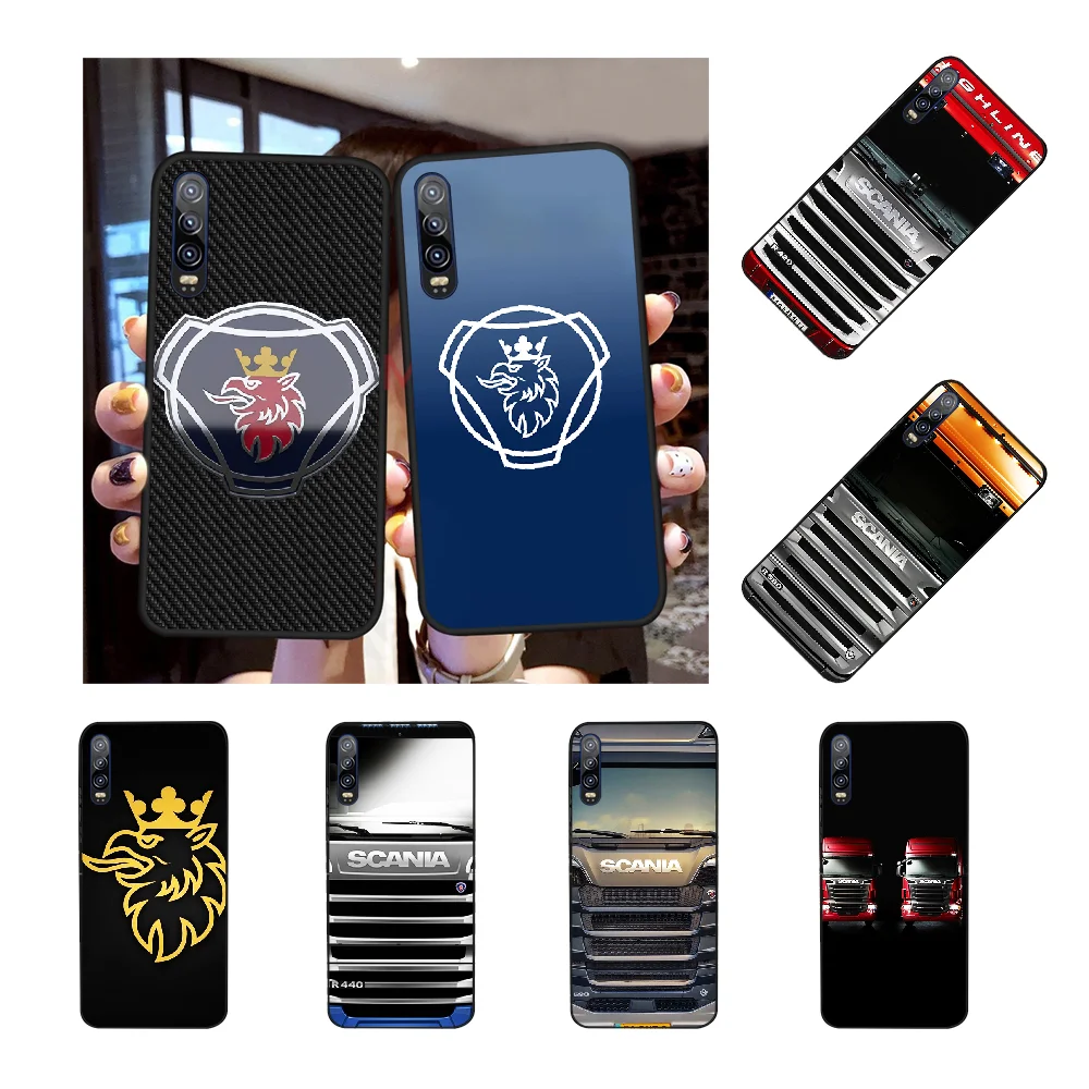 NBDRUICAI Scania грузовик Логотип DIY Окрашенные Bling Телефон чехол для Huawei P30 P20 P10 P9 P8 Mate 20 10