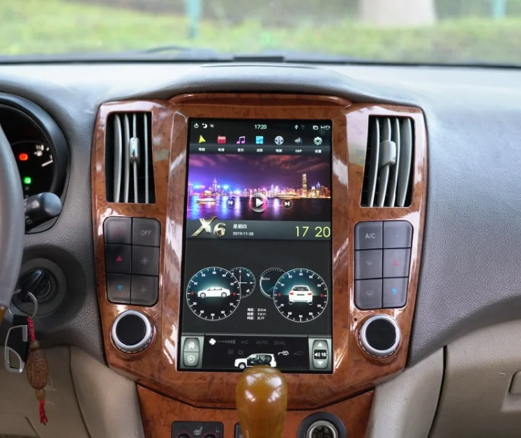Tesla styel Android 9 автомобильный dvd-плеер gps навигация для Lexus RX300 RX330 RX350 2004-2008 Авто Радио Coche мультимедийный плеер - Цвет: Android 9 4G 32G