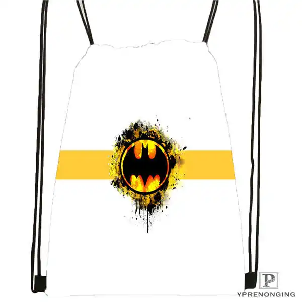 

Custom batman_parede_ Drawstring Backpack Bag Cute Daypack Kids Satchel (Black Back) 31x40cm#180612-02-31