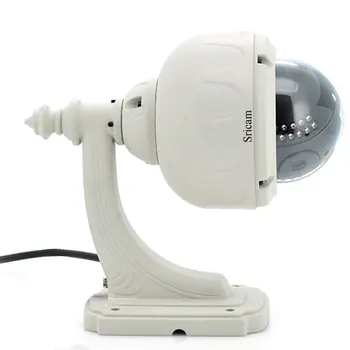 

Wireless Sricam CMOS 1.0MP IP Camera with 4mm Lens and Pan-tilt P2P
