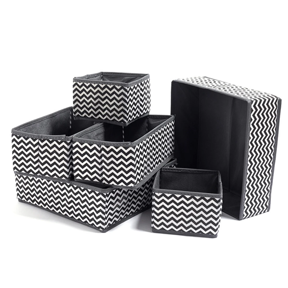 6/8Pcs Multi-grids Unterwäsche Lagerung Schublade Veranstalter Lagerung Box Ordentlich Socken Bh Krawatten Schublade Ordentlich Teiler praktische Grid underwe