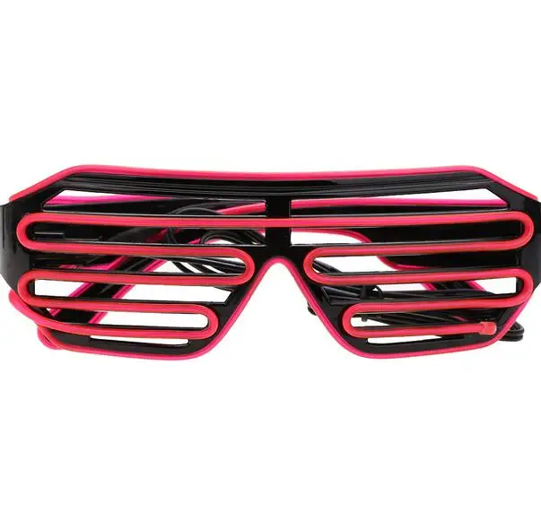 СВЕТОДИОДНЫЙ мигающий стеклянный светильник EL Wire Up Glasses светящийся светильник ing новинка подарок яркий для дня рождения украшения на Хэллоуин, Рождество