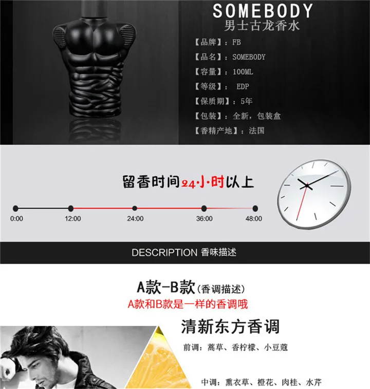 MayCreate 100ml Perfumed For Men Fragrance Atomizer Parfum Spay Bottle Glass Flower Long Lasting Men Cologne Fragrances Scent