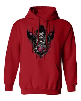

New Graphic Shirt Anime Horror Ryuk The Apple Light Yagami Novelty Tee Death Men's Hoodie Hooded Sweatshirt men women
