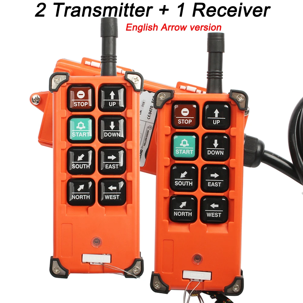 1 receiver Tomeco F21-E1B Industrial remote controller Hoist Crane Control Lift Crane 1 transmitter Color: AC220V 