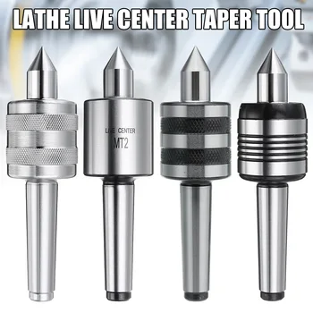 

MT1/2/3/4 Triple Bearing Lathe Live Center Taper Tool Live Revolving Milling Center Taper Machine Accessories For Lathe Turning