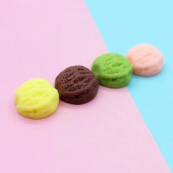 

10pcs/lot 22*22mm Resin 3d Ice cream snowball model decorated food play DIY Crafts simulation Decoration Accessories