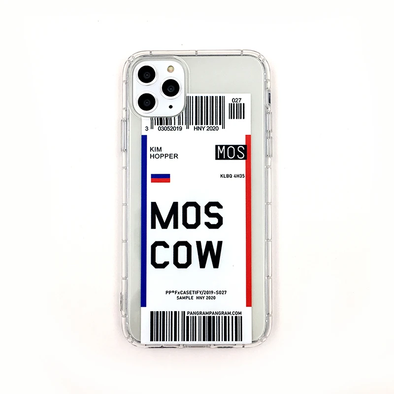 2 Роскошный персональный чехол для телефона с воздушным билетом для iPhone 11 Pro Max 6 6s 7 8 Plus X XS XR XSMax мягкий чехол Fundas самолет - Цвет: 2