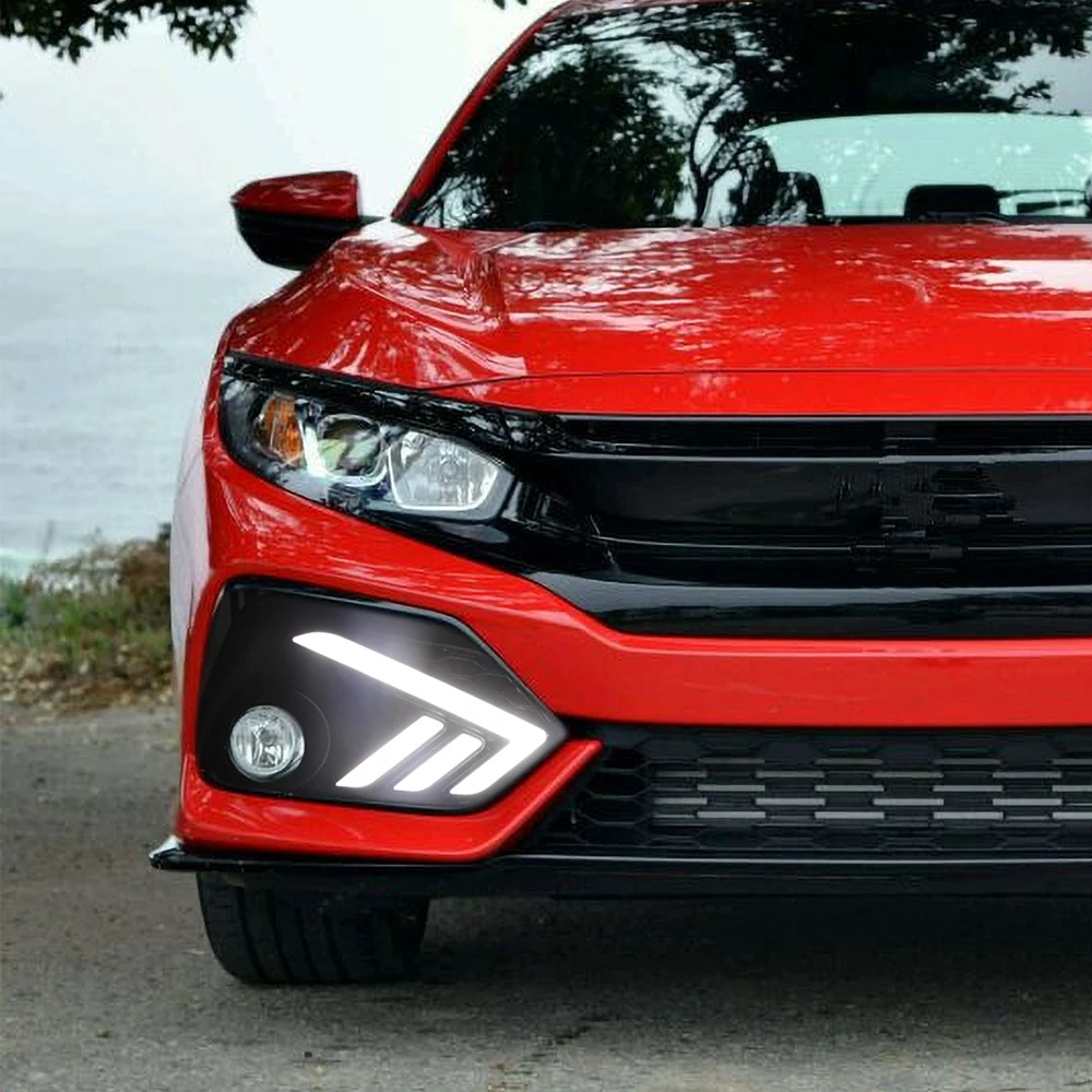 Автомобильная проблесковая 1 пара светодиодный DRL Габаритные огни с переднего
