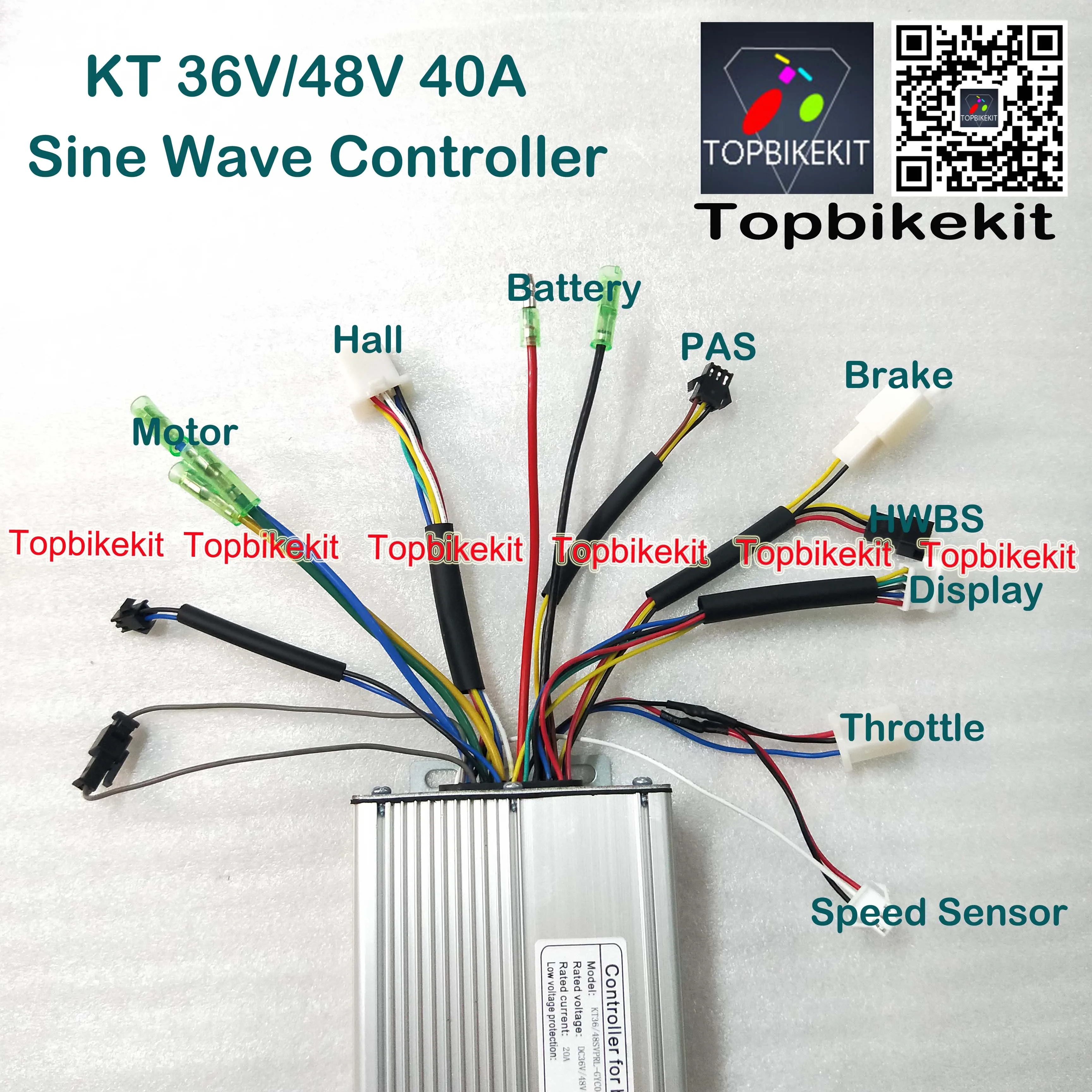 Высокая Мощность 48V1000W мотор передний мотор 48V1000W двигатель непосредственной передачи вращения+ KT 40A контроллер синусоидальных колебаний