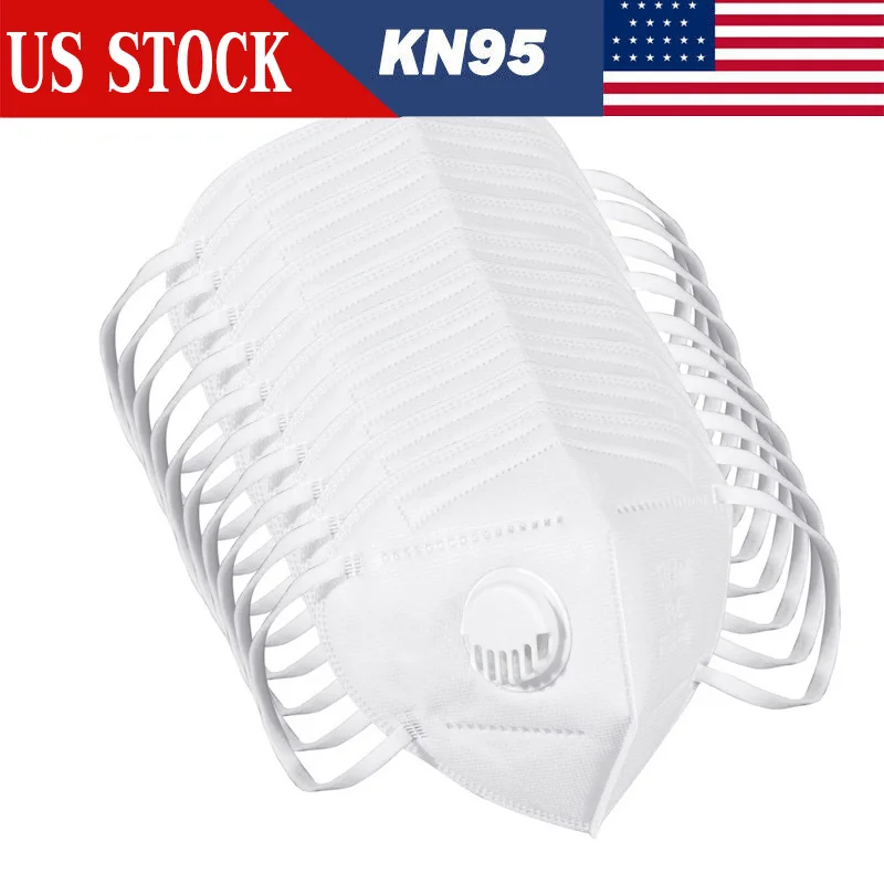 

USA STOCK KN95 Mask No/with-value Infection N95 Mask Respirator PM2.5 Protective Safety Same As KF94 FFP3