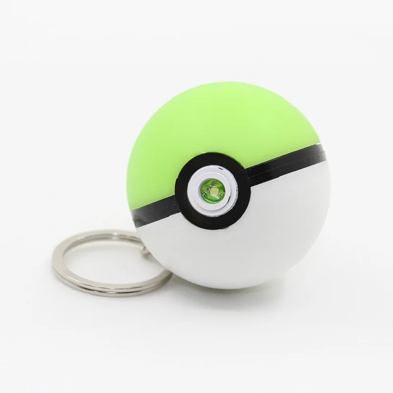 Pokemon Toys Pet Elf Ball Pokemon Ball светодиодный блестящий брелок Подвеска маленькие подарки - Цвет: H04