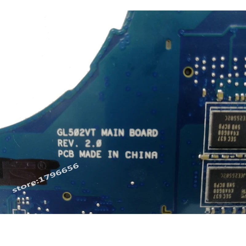  GL502VT Motherboard For ASUS ROG GL502VT laptop Motherboard Mainboard GTX970M-3GB i7-6700HQ 8GB RAM