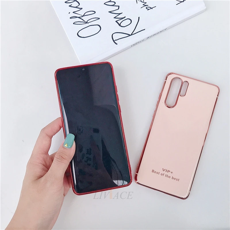 Роскошный мягкий чехол из ТПУ с покрытием для huawei p30 pro p20 lite mate 20 30 honor 9 10 lite 8x p smart y9 nova 3 3i силиконовый чехол