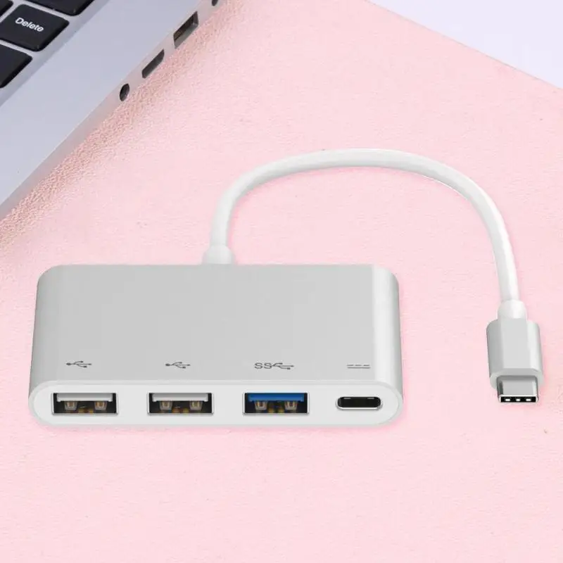 Многофункциональный usb-концентратор type-C до 2 портов USB2.0 USB3.0 PD адаптер конвертер Поддержка прямой доставки