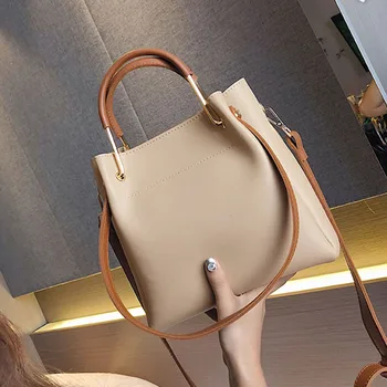 

Female Handbag Top Handle Bags Leather Women Shoulder Bag Clutch For Ladies Fashion Designer Rivets Metal Pink Women Handbag