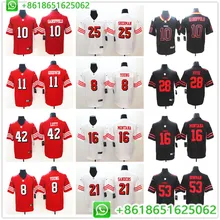 Сшитый Топ для мужчин 49ers Jimmy Garoppolo Vapor Joe Монтана маркиза Гудвин Рихард Шерман Ронни Лотт Vapor Untouchable Jersey рубашка