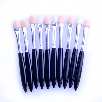 

10Pcs Useful Makeup Beauty Tools 9CM Eye Shadow Sponge Eyeshadow Lip Brush Eyeliner Applicator