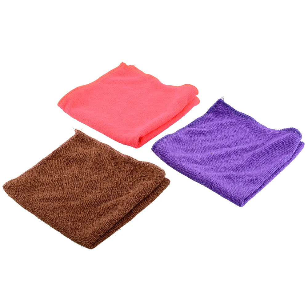 

Absorbent Microfiber Face Wash Drying Bath Towel Washcloth Shower hand bath
