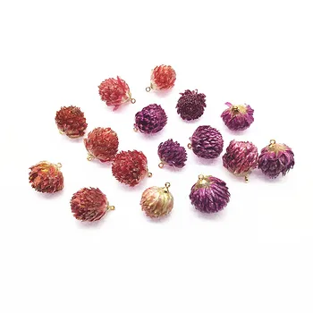 

New arrival! 30pcs Mix different size Natural Flower charm for Earrings DIY parts,Jewelry Accessories Findings & Component