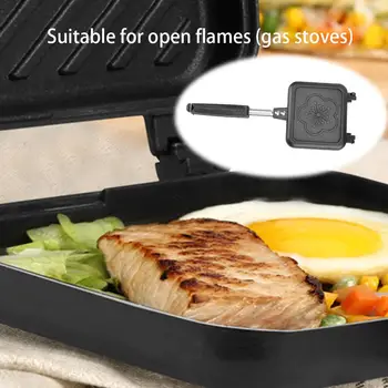 

Kitchen Tools Sandwich Maker Double-sized Frying Pan Tray For Home Kitchen
