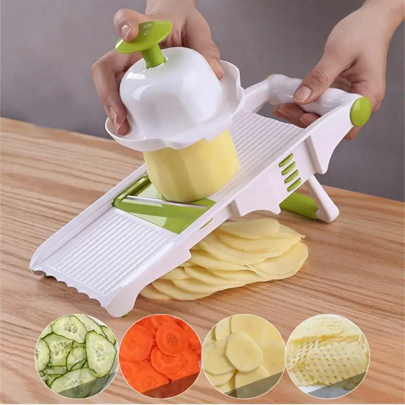 

Vegetable Cutter Kitchen Accessories Slicer Stainless Steel Manual Potato Slicer Vegetable Peeler Cutter Kitchen Tools