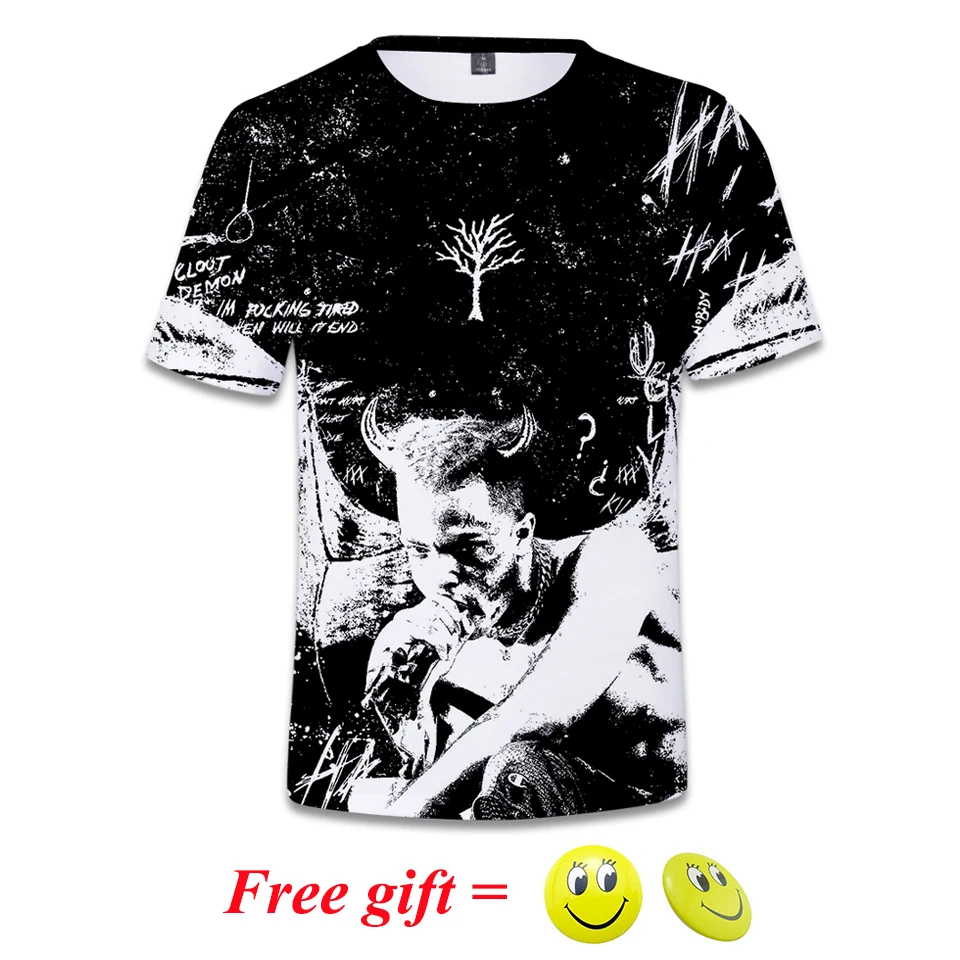 Xxxtentacion 3D t shirt Men women Fashion Hip Hop Style Casual 3D Print Short Sleeve Men's t shirt Raper Xxxtentacion Tees Top