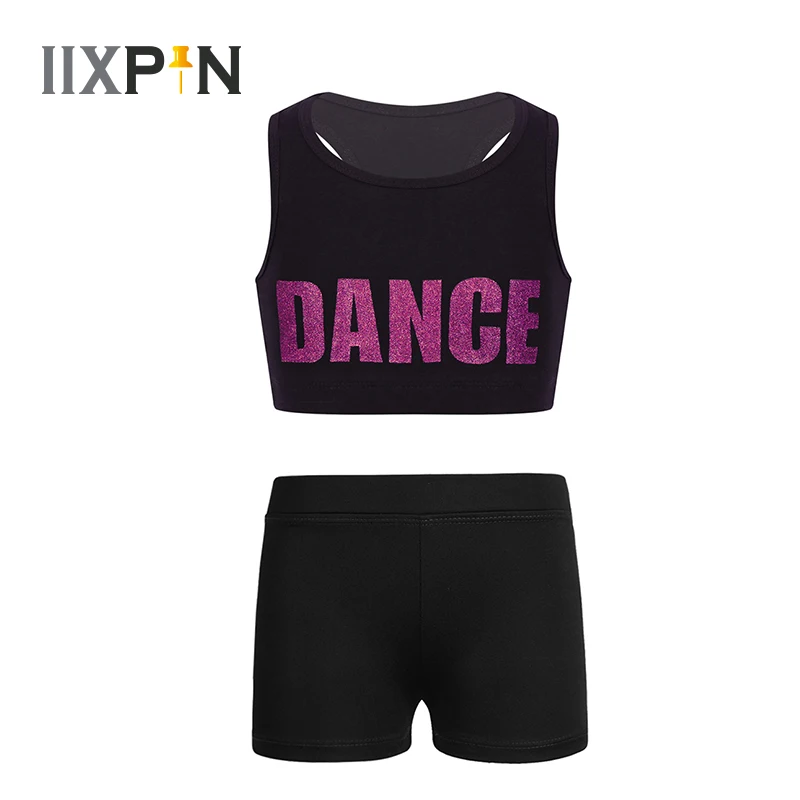 Детская одежда для балета и танцев девочек спортивный танцевальный костюм