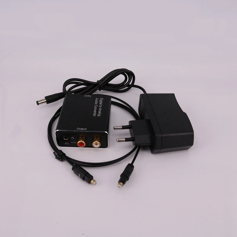 ABHU-цифровой Toslink/SPDIF в аналоговый стерео 2 x RCA аудио конвертер-цифровой аудио конвертер(Toslink/SPDIF) в аналоговый(RCA)-D
