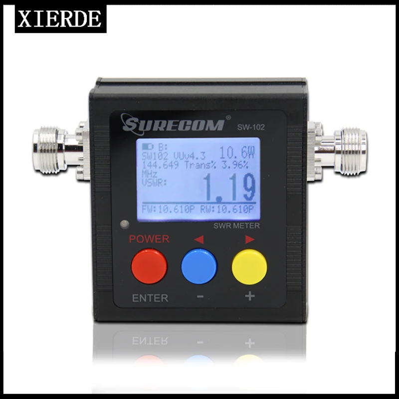 SURECOM NType 125-525 МГц антенна VHF/UHF мощность и цифровой измеритель мощности | Мобильные