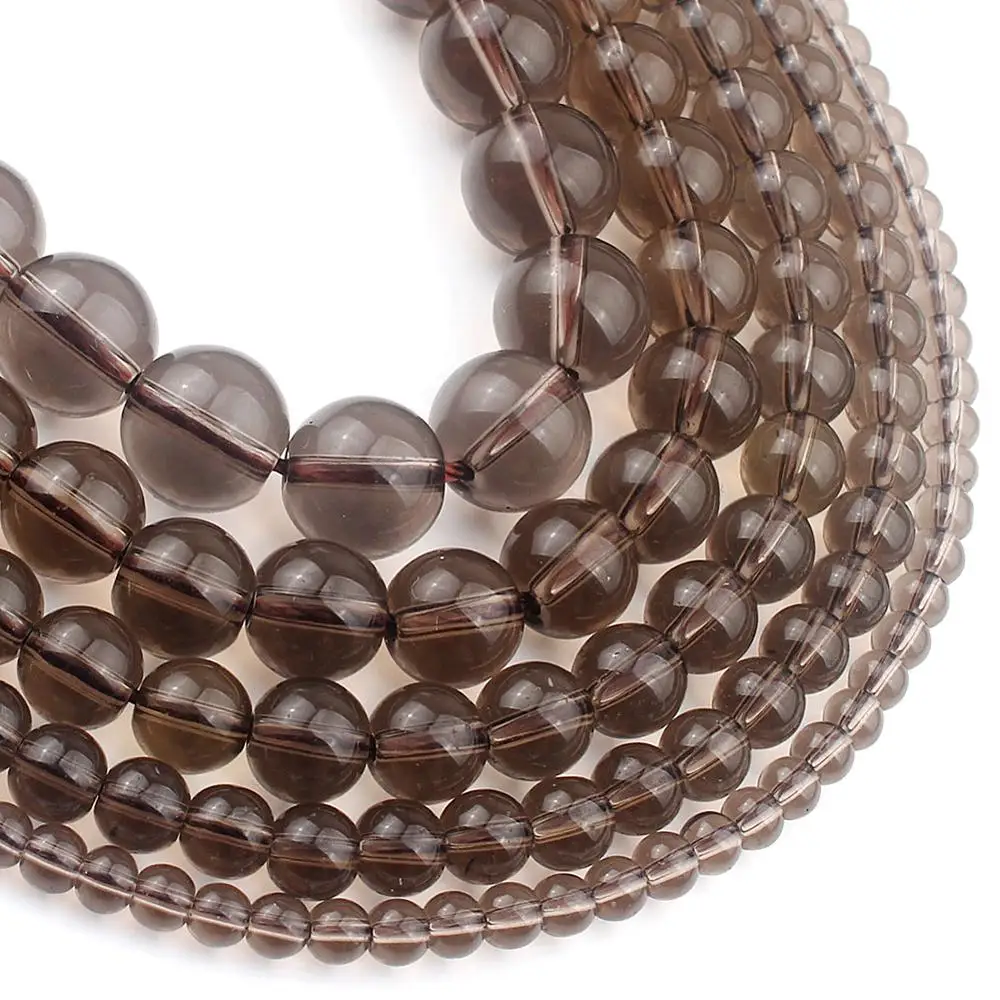 Smoky-Quartzs-Crystal-Stone-Glass-Round-Beads-For-Jewelry-Making-DIY-Bracelet-Necklace-Accessories-4-6