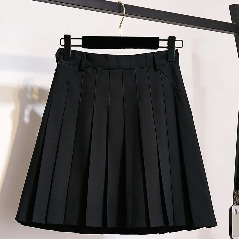 Мини юбка в консервативном стиле Женская с высокой талией новинка 2019 Осень зима