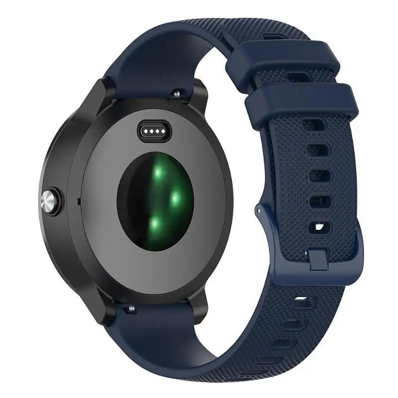 20 мм спортивный силиконовый ремешок для часов Garmin Vivomove 3/3 Music/Venu, умный браслет, ремешок для часов, цветной браслет
