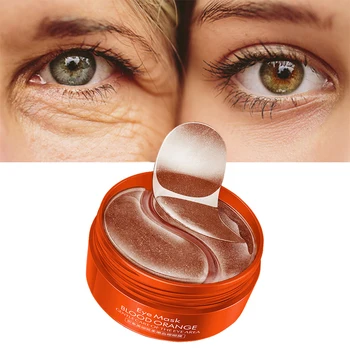 

Hydrating Eye Patch Moisturizing Blood Orange Essence Anti Aging Firming Eyes Mask Patches Refreshing Skin Care Facial Masks P