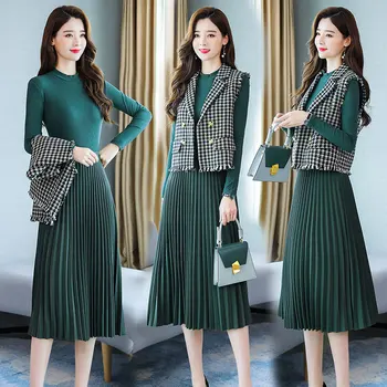 

Fashion Two Piece Set Clothes For Women Ol Ensemble Femme Survetement Year-old Female Costume Women's Suit Conjunto Feminino