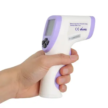 

Hti HT-820D Handheld Infrared Thermometer High Precision Portable Thermometer Non-Contact Body Infrared Thermometer