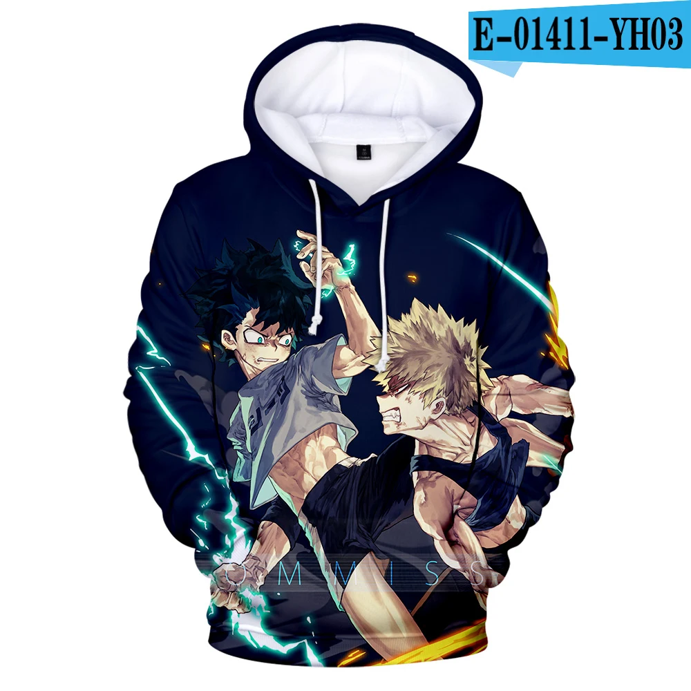 

Newest Boku No My Hero Academia Cosplay Costumes Hoodies Sweatshirts Bakugou Todoroki Shoto Spring Jacket Kids Coats