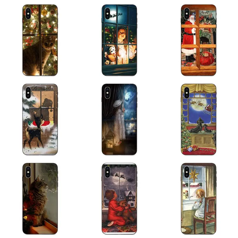Просмотр Санты через окно для Xiaomi mi x Max Note 2 2S 3 5X6 6X8 9T SE A1 A2 A3 CC9e Lite Play Pro F1 | Мобильные