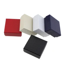 Simple Jewelry Gift Box Earrings Necklace Pendant Display Box Watch Beauty Jewelry Solid Color Fashion Bracelet Storage Box