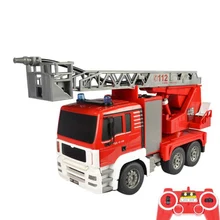 Детская игрушка на пульте дистанционного управления, игрушечный автомобиль для моделирования, телескопическая лестница для грузовиков, инженерный автомобиль, распылитель, детские игрушки, 1:20