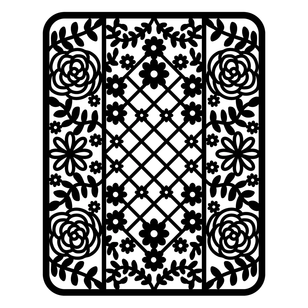 in acciaio al carbonio per scrapbooking fai da te Fustelle a forma di cornice di fiori in acciaio al carbonio per scrapbooking fai da te Fustelle a forma di cornice di fiori