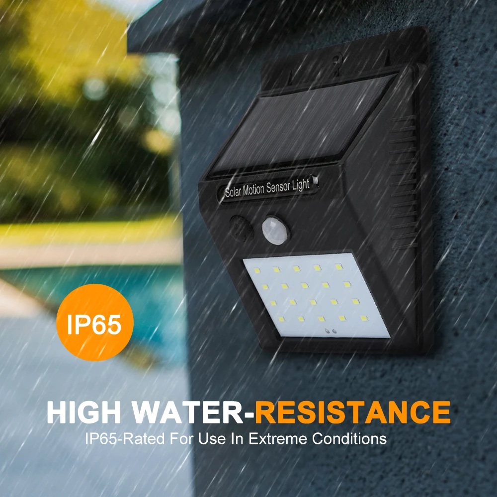 40 LED Solar Power Light 3 Modes Human Body Sensor 4pcs Solar Wall Lamp Outdoor Waterproof Energy Saving Garden Yard Lights