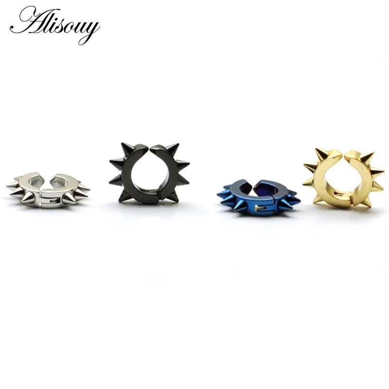 2 шт Мода 4 стиля рок панк Готик стиль мужской конус из нержавеющей стали обруч шип