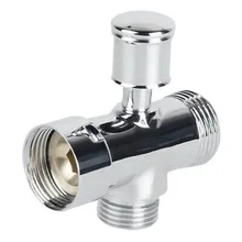 

3 Way 1/2 Shower Faucet Water Splitter Separator 3 Way Shower Head Diverter Valve Diverter Nozzle Adapter For Bathroom