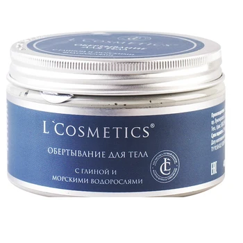 

Body wrap L'cosmetics, 4403, ORGANIC CLAY, with clay and seaweed, 400 g