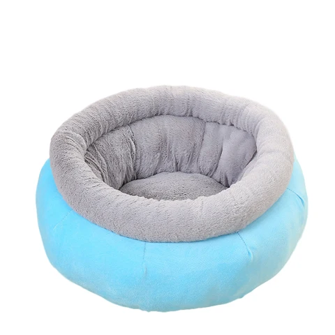 10 Colors Round Pet Dog Sofa Beds Chihuahua Yorkie Small Dog Bed House Winter Warm Cat Bed Soft Pet Beds For Dogs Cats