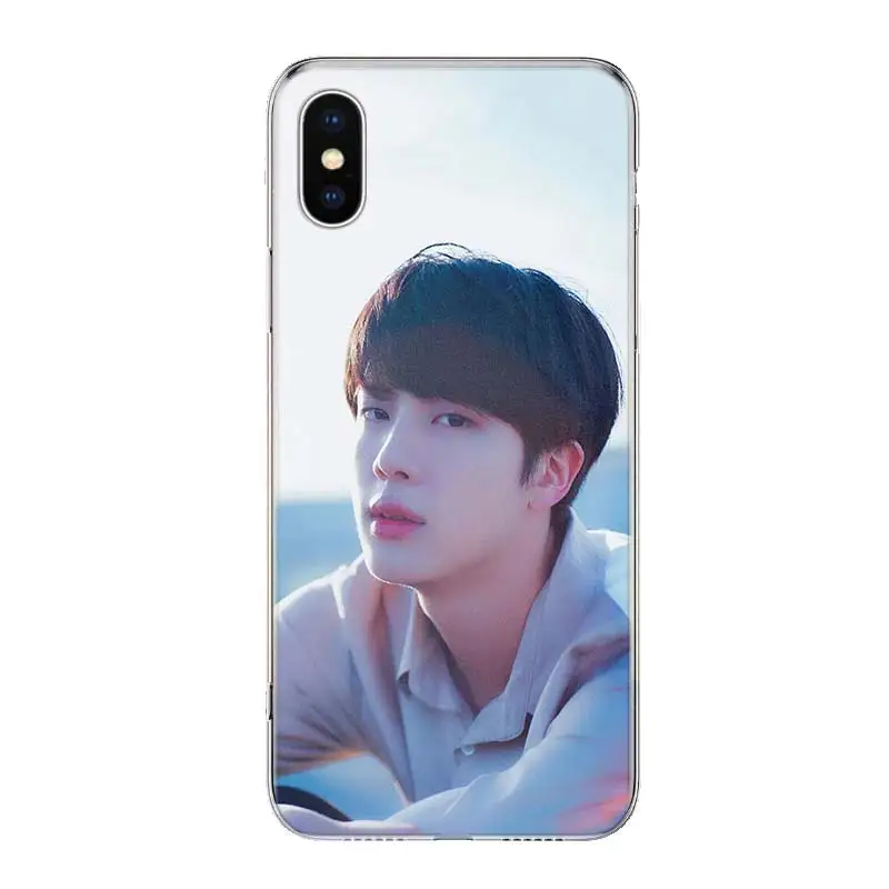 JIN Kim Seokjin kPop чехол для телефона для iPhone 11 Pro 7 6X8 6S Plus XS MAX+ XR 5S SE 10 Ten Art TPU Coque Capa Shell