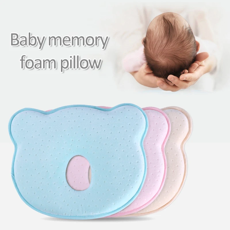 

2020 Newborn Infant Anti Roll Pillow Shape Toddler Sleeping Positioner Cushion Flat Head Protect Newborn Almohadas Baby Bedding