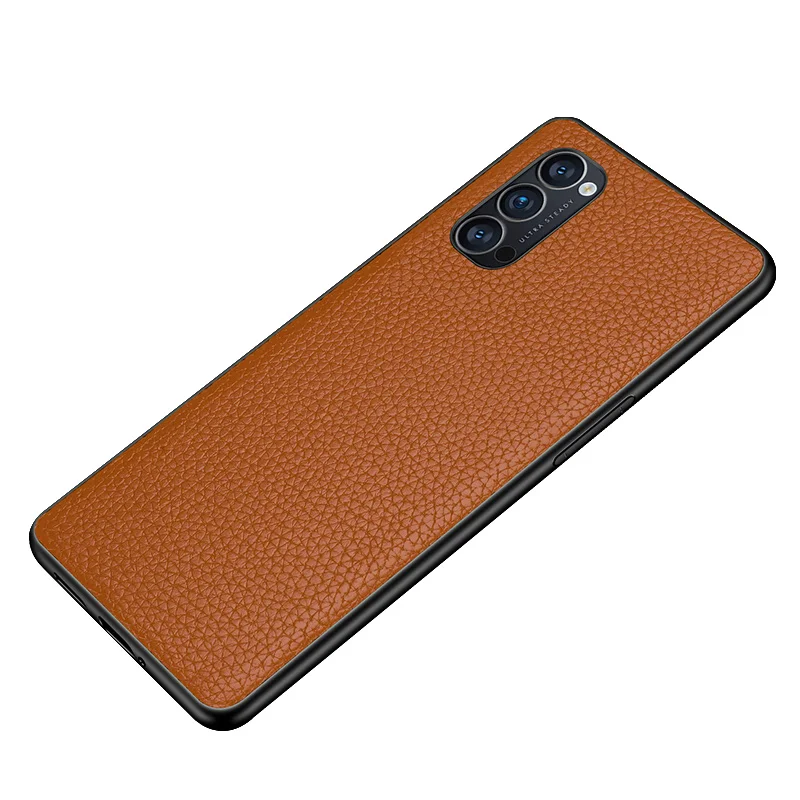 

Full Protective Genuine Leather Phone Case for Oppo Reno 2 3 4 Find X2