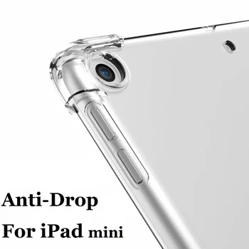 

7.9‘’ Coque for iPad mini 5 2019 min 1 2 3 4 Case Shockproof Anti-Drop Transparent Clear TPU Cover for iPad mini 1 2 3 4 5 Case